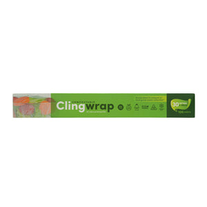 Biodegradable and Compostable Cling Wrap - 100 perforated sheets