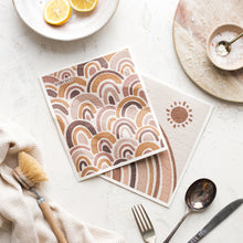 Load image into Gallery viewer, Ever Eco Sponge Cloths Chasing Rainbows - Pack of Two
