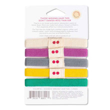 Load image into Gallery viewer, Kooshoo Certified Organic Hair Ties - Rainbow
