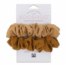 Load image into Gallery viewer, Kooshoo Organic Scrunchies - Gold Sand
